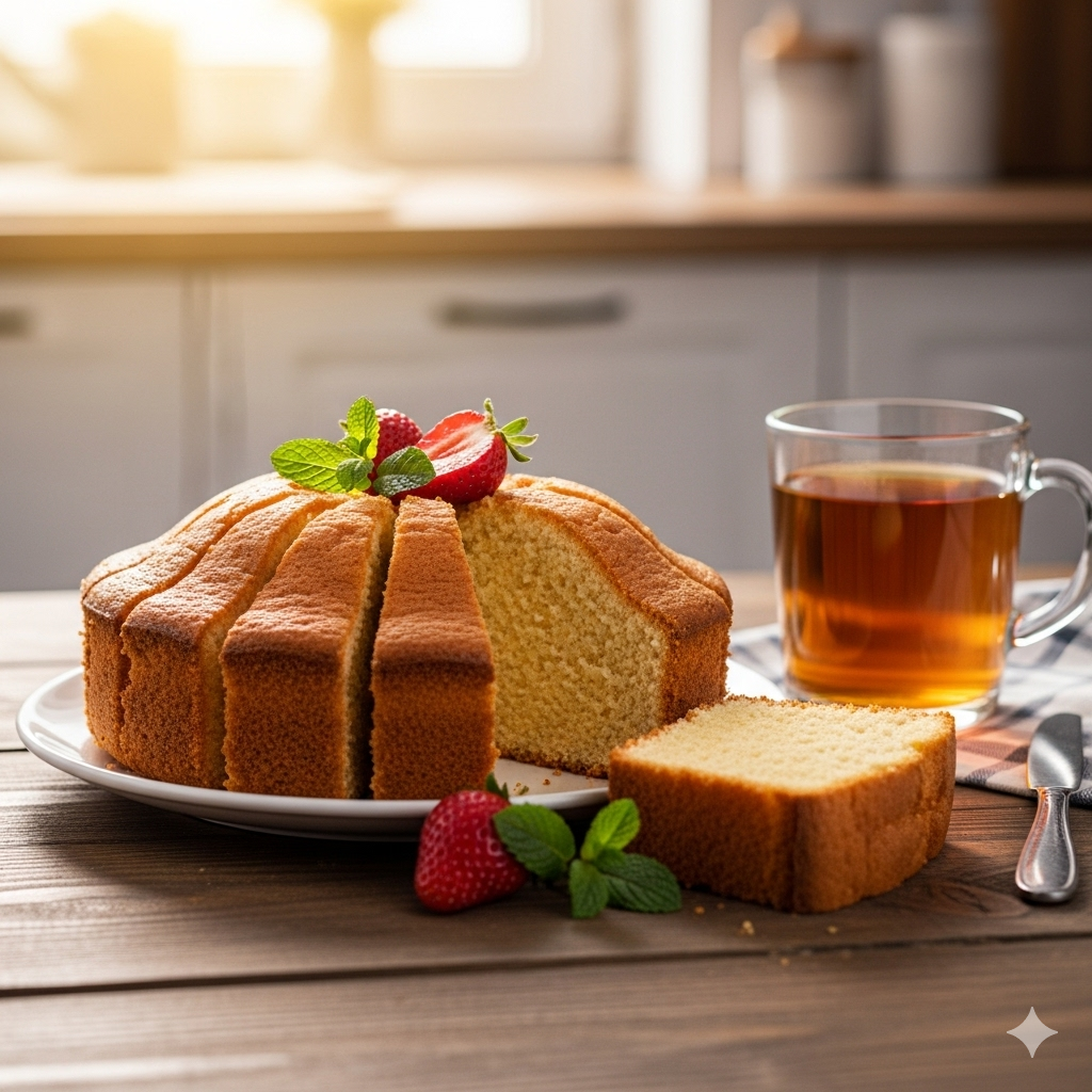 Membuat Kue Bolu Vanilla